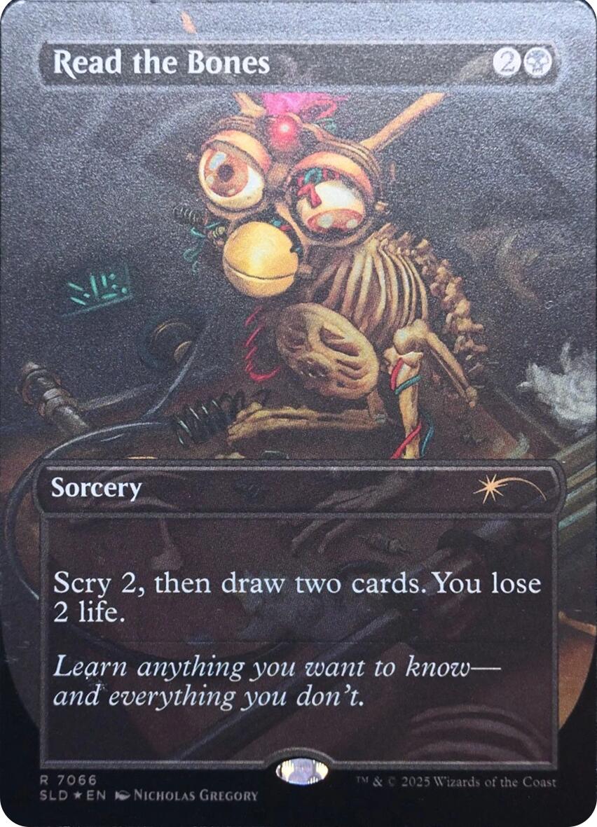 Read the Bones (Rainbow Foil) [Secret Lair Drop Series] | Shuffle n Cut Hobbies & Games