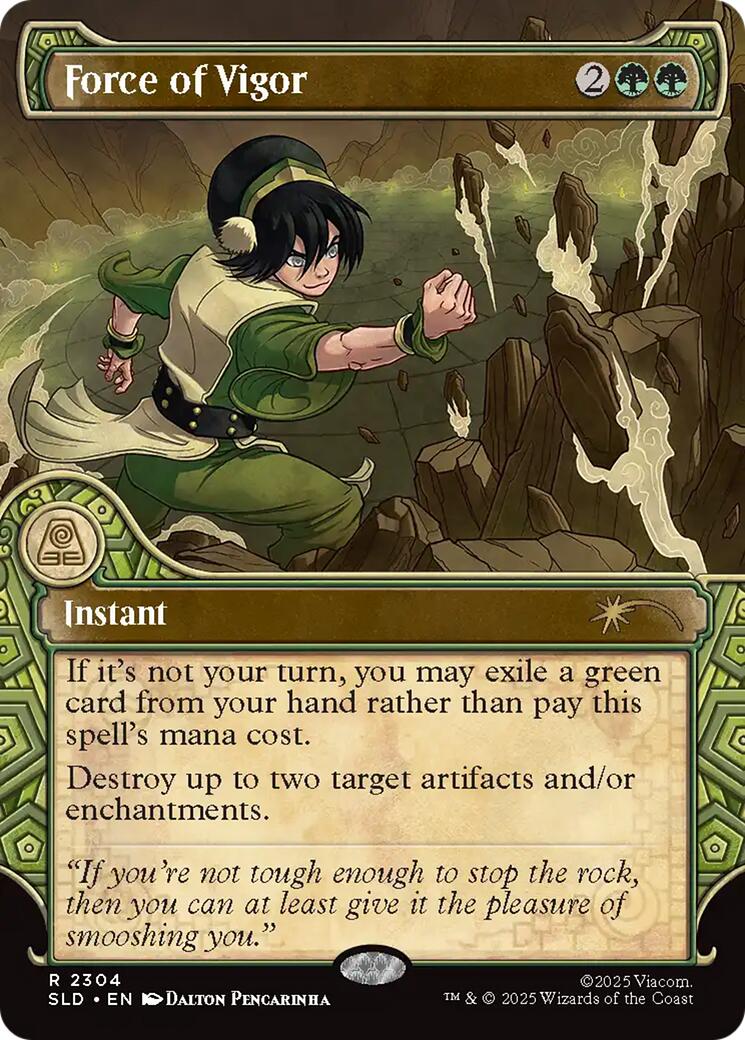 Force of Vigor [Secret Lair Drop Series] | Shuffle n Cut Hobbies & Games