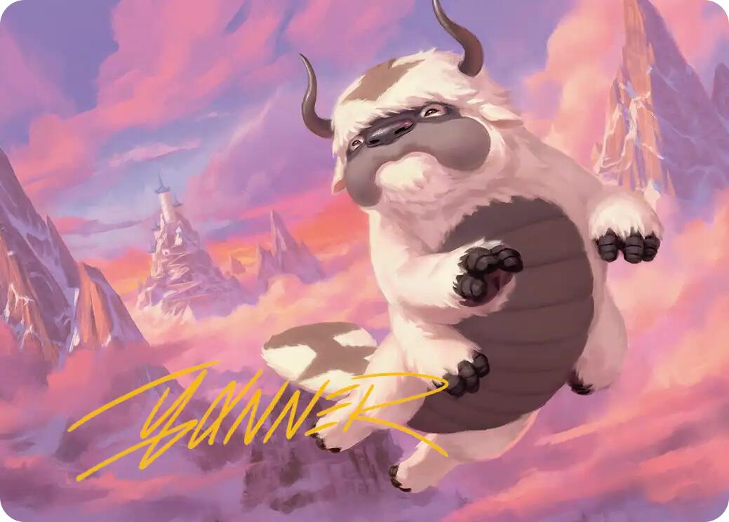 Appa, Aang's Companion Art Card (Gold-Stamped Signature) [Avatar: The Last Airbender Art Series] | Shuffle n Cut Hobbies & Games