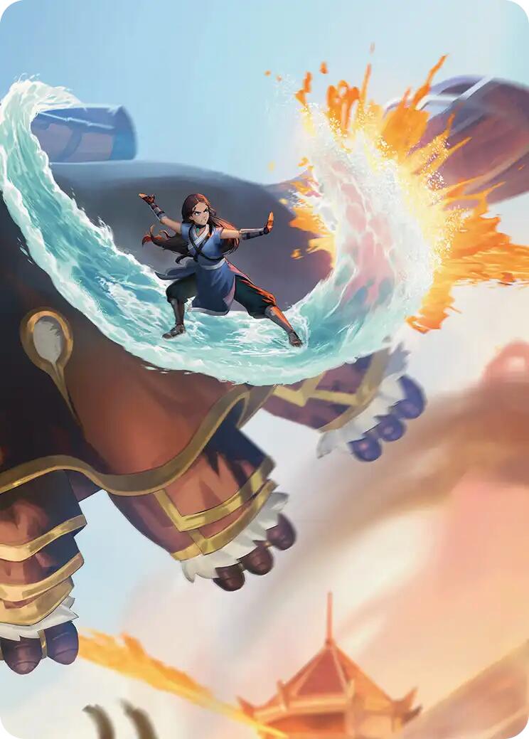 Katara's Reversal Art Card [Avatar: The Last Airbender Art Series] | Shuffle n Cut Hobbies & Games