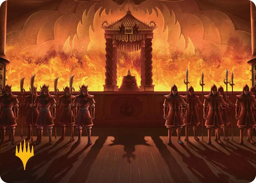 Fire Lord Ozai Art Card (Gold-Stamped Planeswalker Symbol) [Avatar: The Last Airbender Art Series] | Shuffle n Cut Hobbies & Games