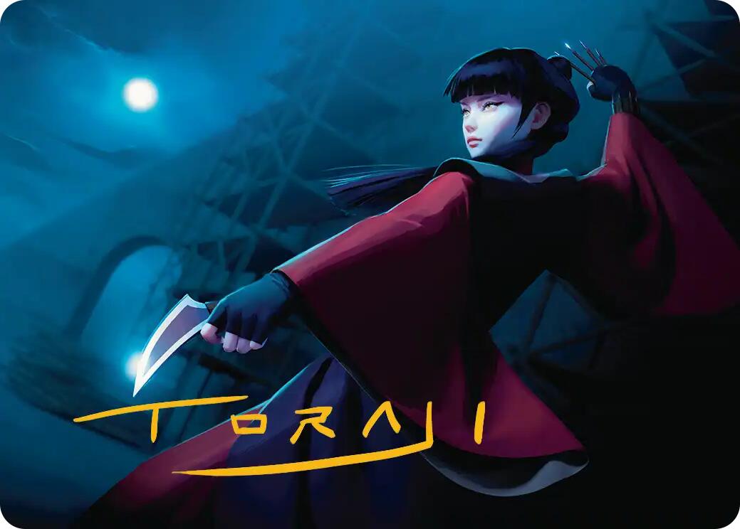 Mai, Jaded Edge Art Card (Gold-Stamped Signature) [Avatar: The Last Airbender Art Series] | Shuffle n Cut Hobbies & Games