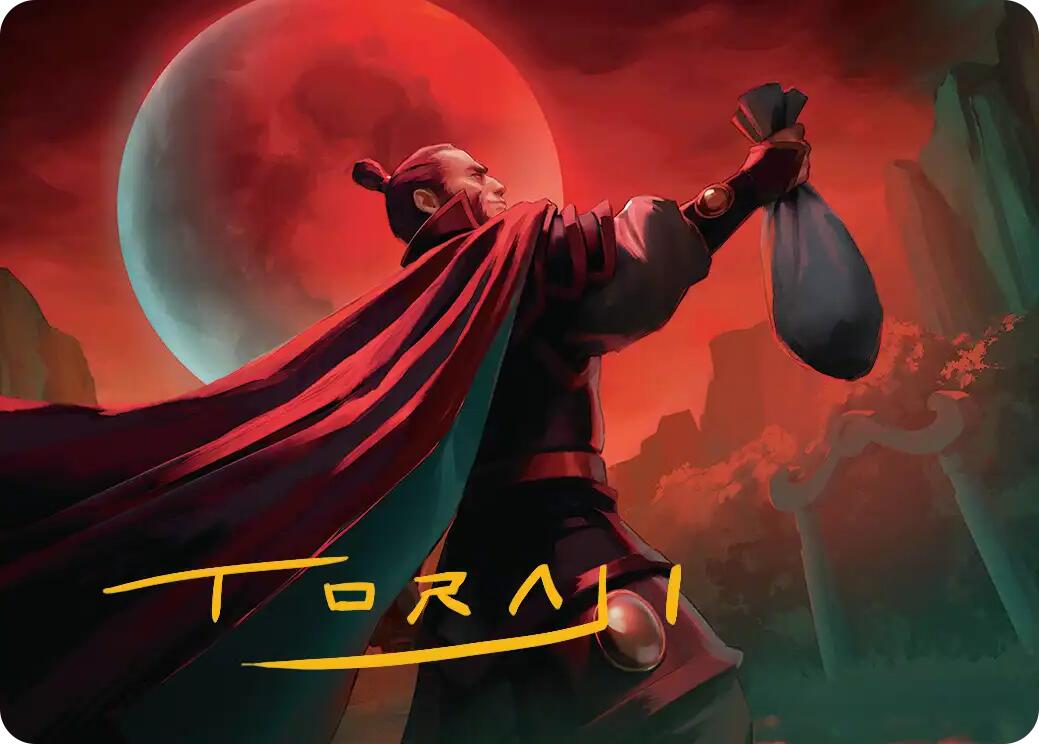 Zhao, the Moon Slayer Art Card (Gold-Stamped Signature) [Avatar: The Last Airbender Art Series] | Shuffle n Cut Hobbies & Games