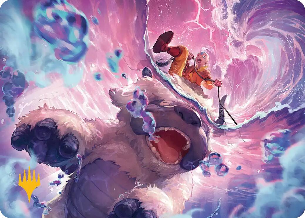 Storm of Memories Art Card (Gold-Stamped Planeswalker Symbol) [Avatar: The Last Airbender Art Series] | Shuffle n Cut Hobbies & Games