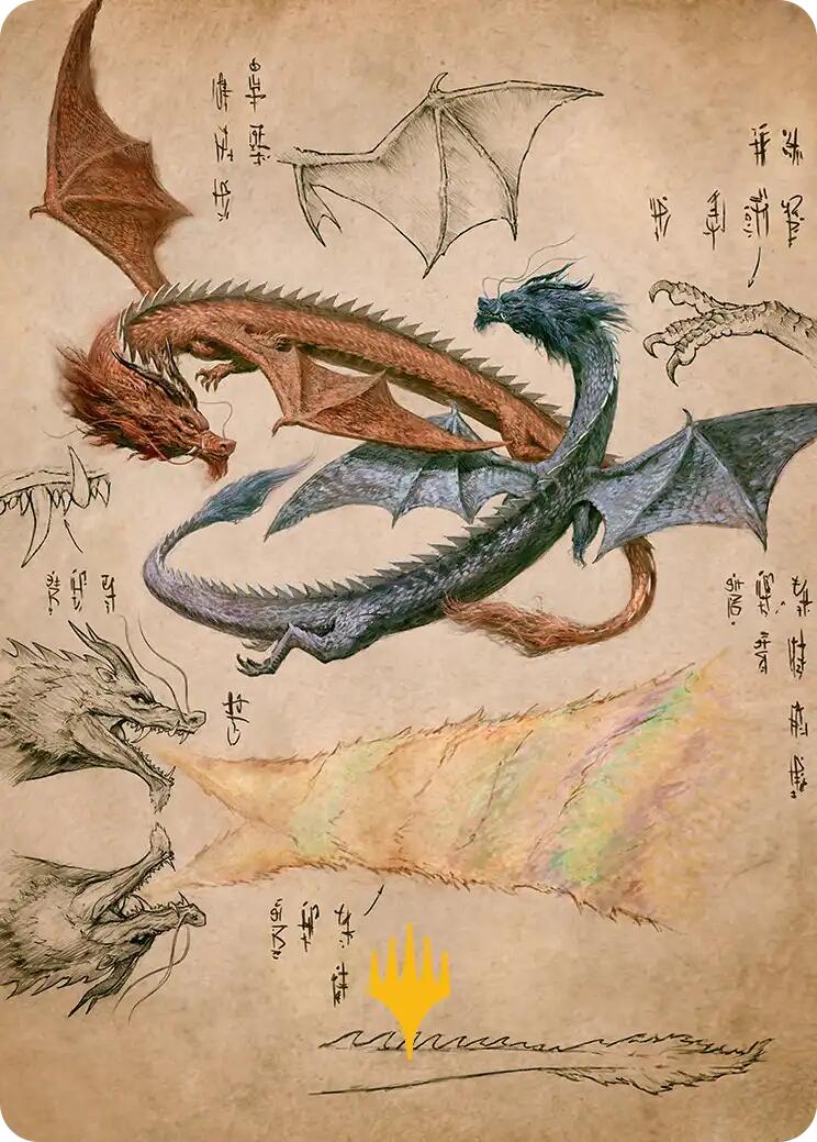 Ran and Shaw Art Card (Gold-Stamped Planeswalker Symbol) [Avatar: The Last Airbender Art Series] | Shuffle n Cut Hobbies & Games