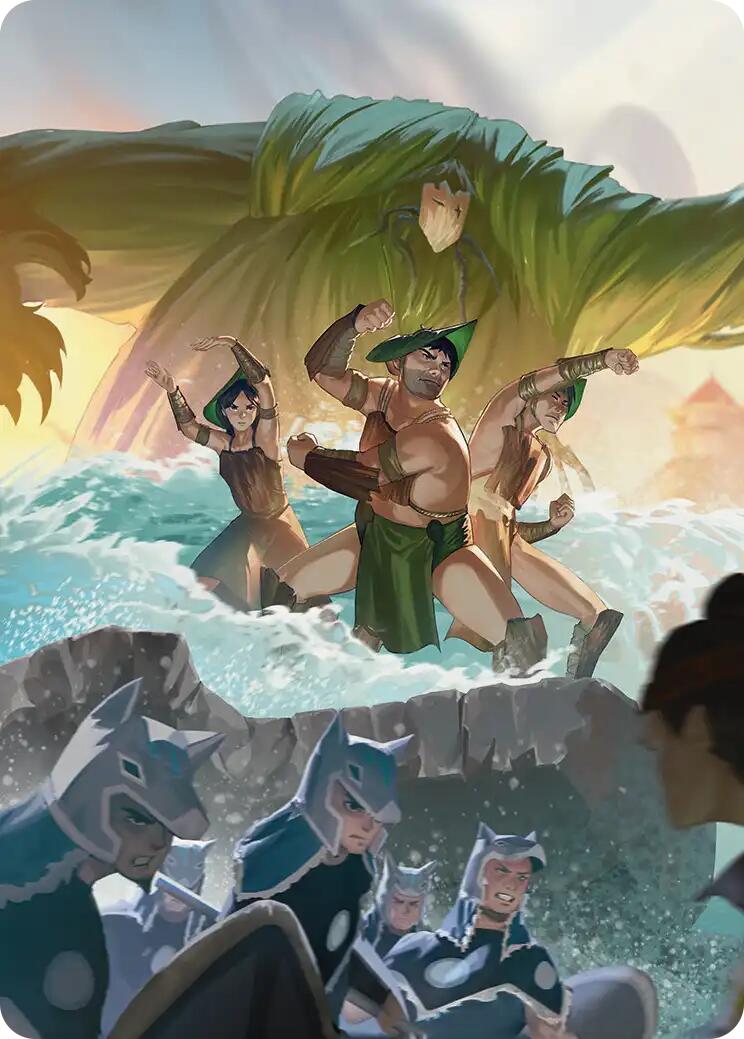 Swampbenders Art Card [Avatar: The Last Airbender Art Series] | Shuffle n Cut Hobbies & Games