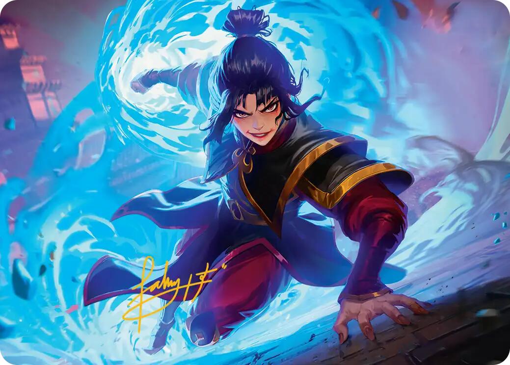 Fire Lord Azula Art Card (Gold-Stamped Signature) [Avatar: The Last Airbender Art Series] | Shuffle n Cut Hobbies & Games