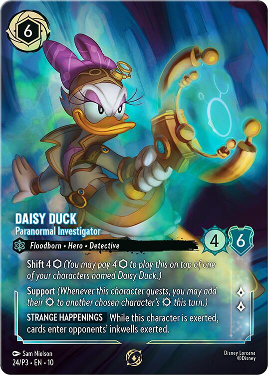Daisy Duck - Paranormal Investigator (Store Championship) (24) [Promo Cards] | Shuffle n Cut Hobbies & Games