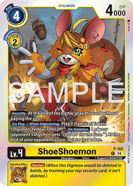 ShoeShoemon [P-165] (Event Pack 8) [Promotional Cards] | Shuffle n Cut Hobbies & Games