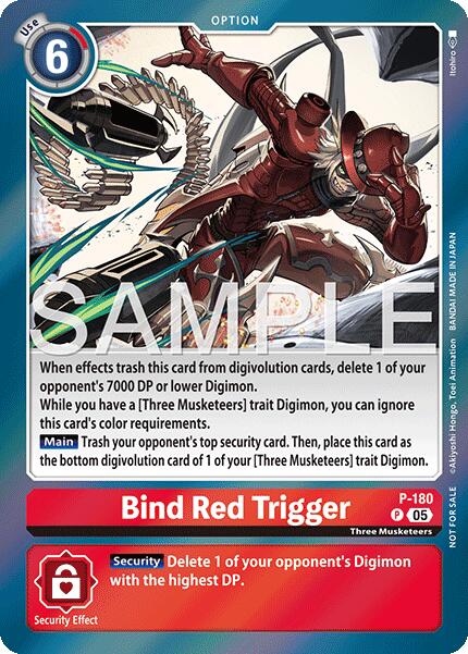 Bind Red Trigger [P-180] (Event Pack 8) [Promotional Cards] | Shuffle n Cut Hobbies & Games