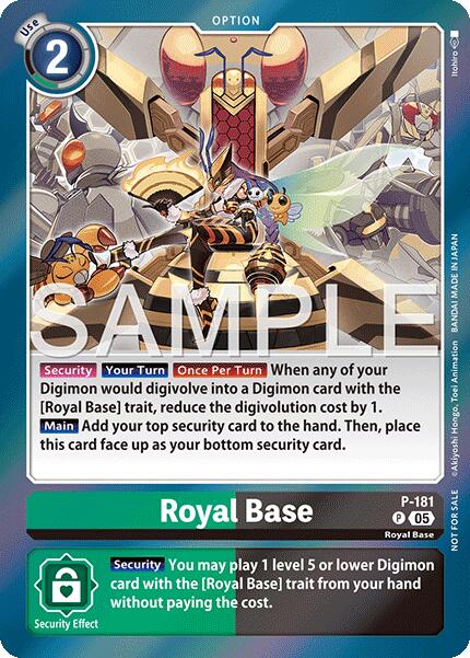 Royal Base [P-181] (Event Pack 8) [Promotional Cards] | Shuffle n Cut Hobbies & Games