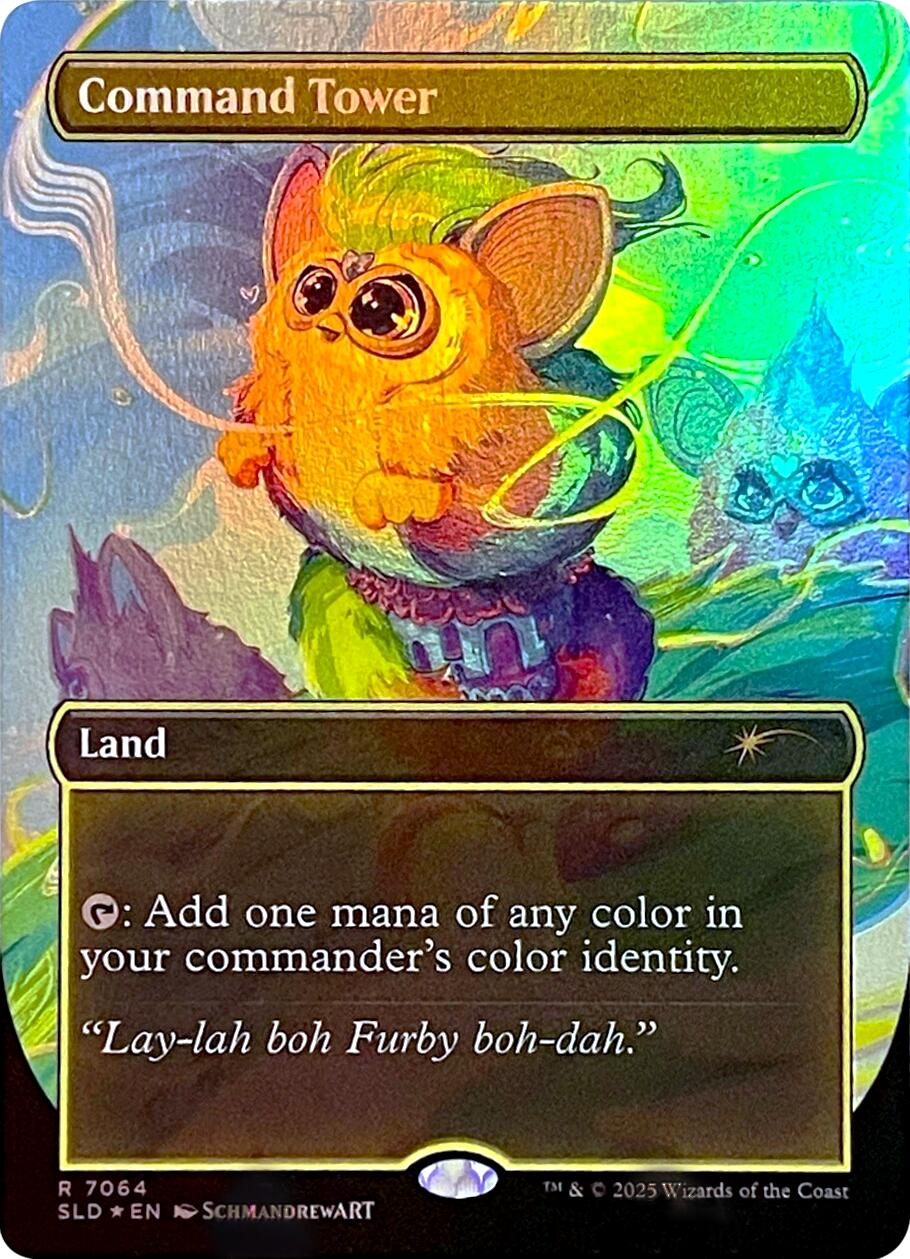 Command Tower (7064) (Rainbow Foil) [Secret Lair Drop Series] | Shuffle n Cut Hobbies & Games