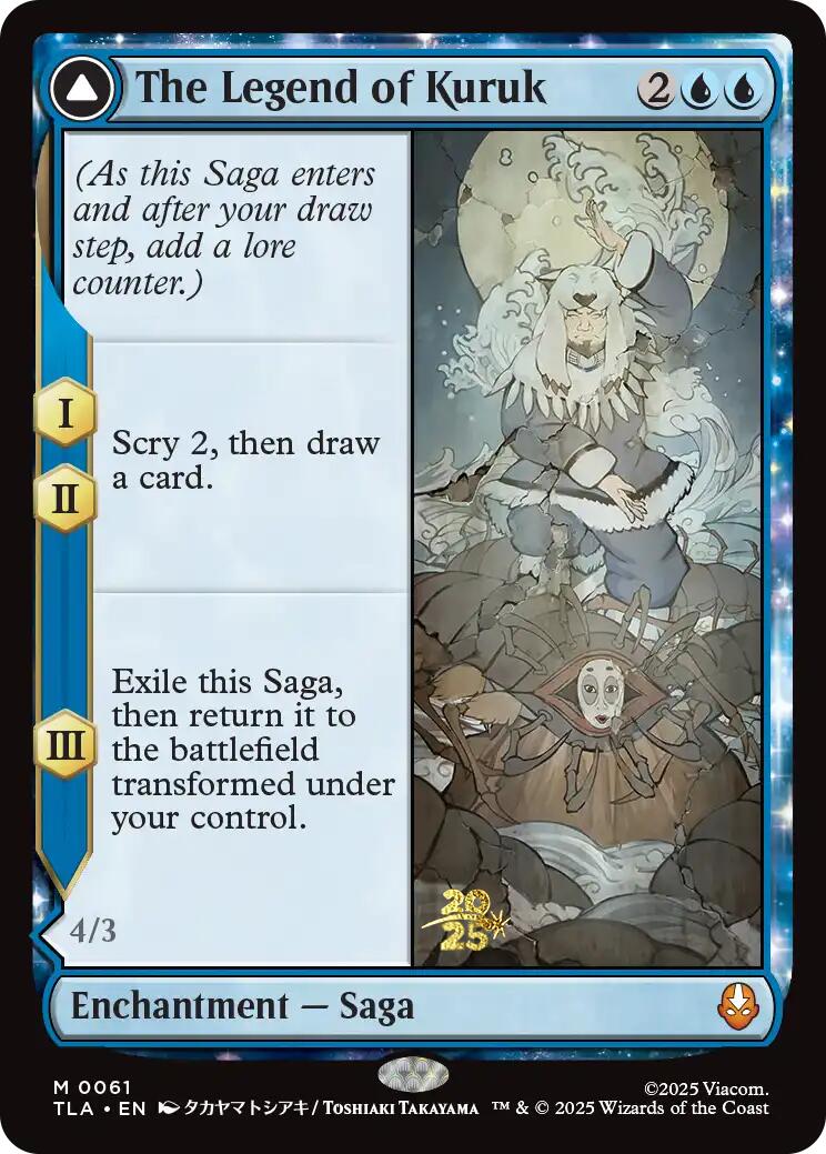 The Legend of Kuruk [Avatar: The Last Airbender Prerelease Cards] | Shuffle n Cut Hobbies & Games