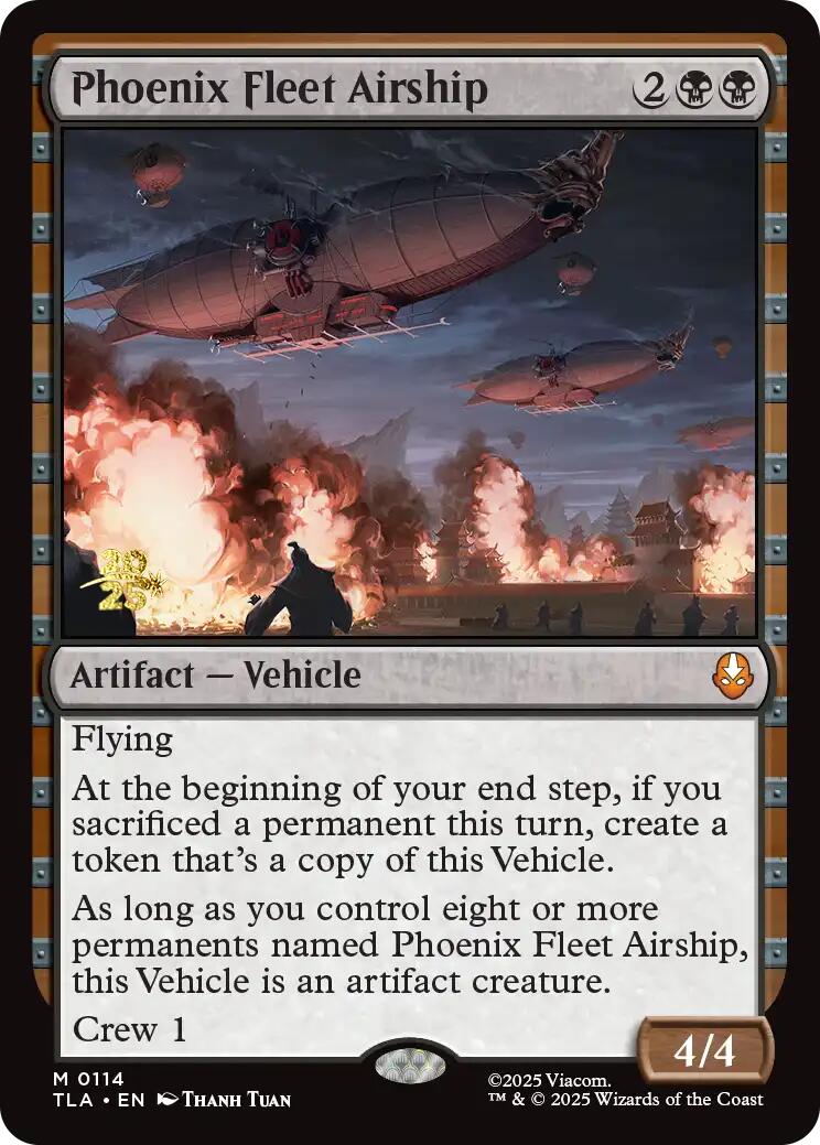 Phoenix Fleet Airship [Avatar: The Last Airbender Prerelease Cards] | Shuffle n Cut Hobbies & Games