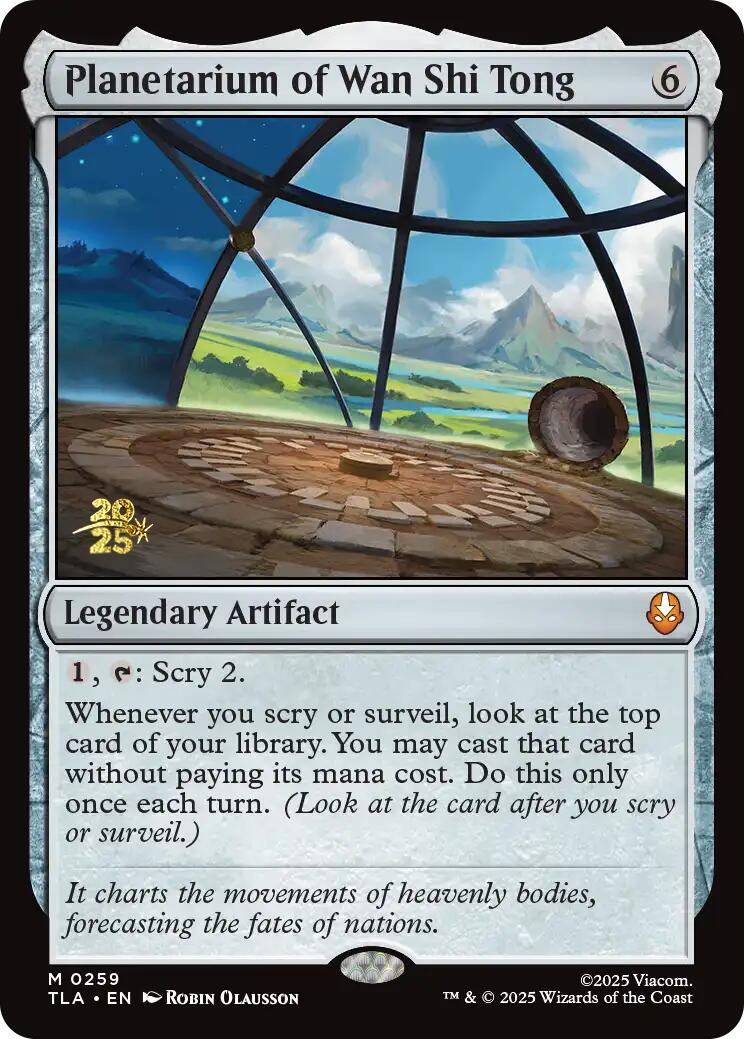Planetarium of Wan Shi Tong [Avatar: The Last Airbender Prerelease Cards] | Shuffle n Cut Hobbies & Games