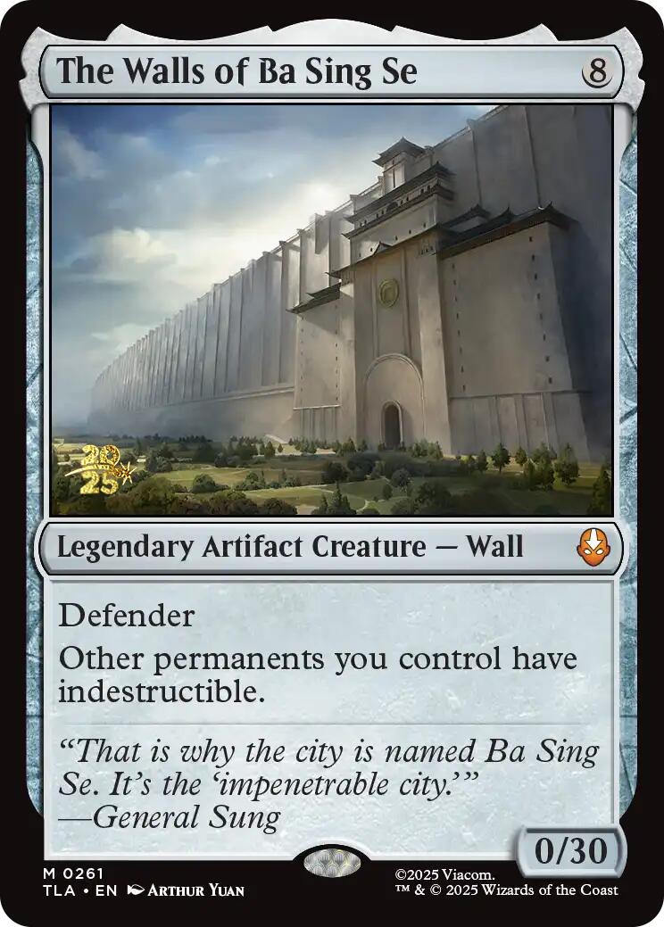 The Walls of Ba Sing Se [Avatar: The Last Airbender Prerelease Cards] | Shuffle n Cut Hobbies & Games