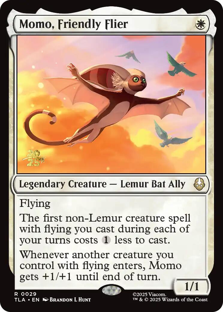 Momo, Friendly Flier [Avatar: The Last Airbender Prerelease Cards]