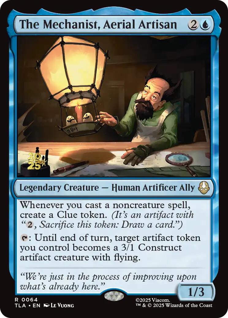 The Mechanist, Aerial Artisan [Avatar: The Last Airbender Prerelease Cards] | Shuffle n Cut Hobbies & Games