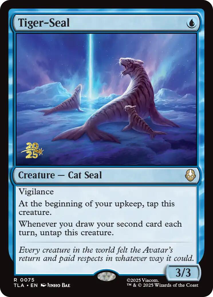 Tiger-Seal [Avatar: The Last Airbender Prerelease Cards] | Shuffle n Cut Hobbies & Games