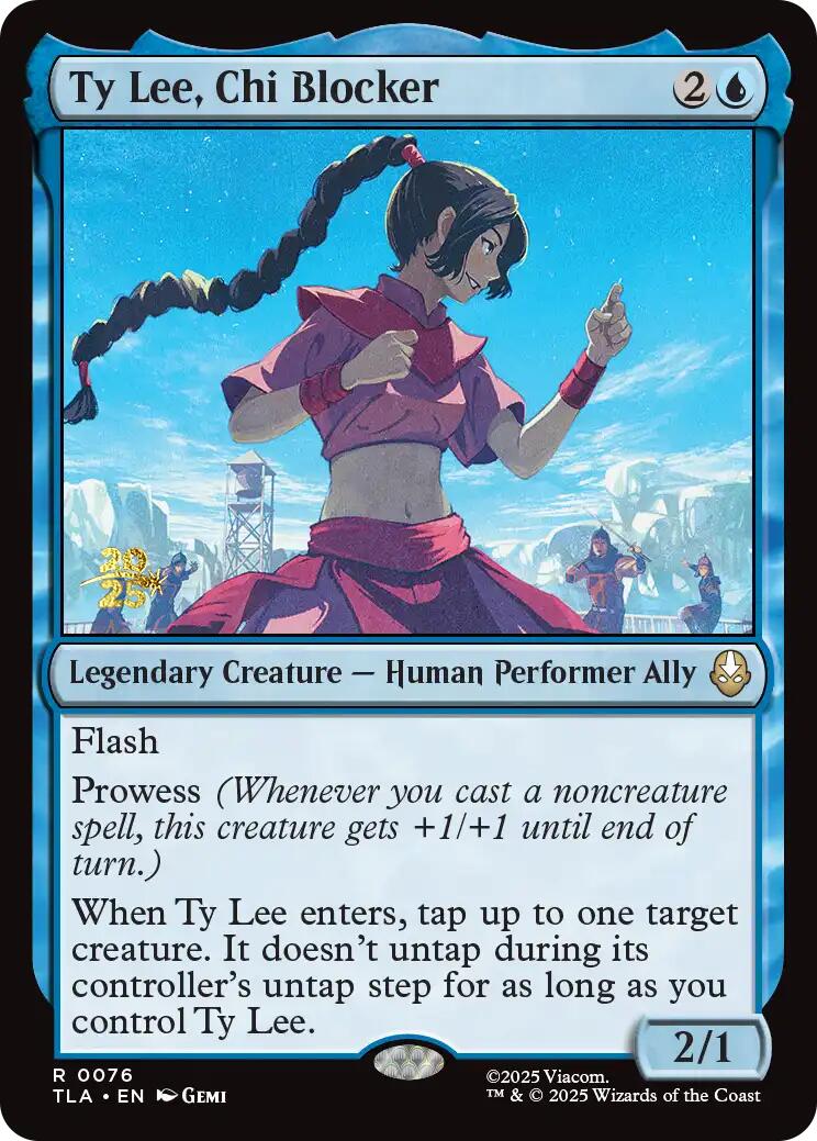 Ty Lee, Chi Blocker [Avatar: The Last Airbender Prerelease Cards] | Shuffle n Cut Hobbies & Games