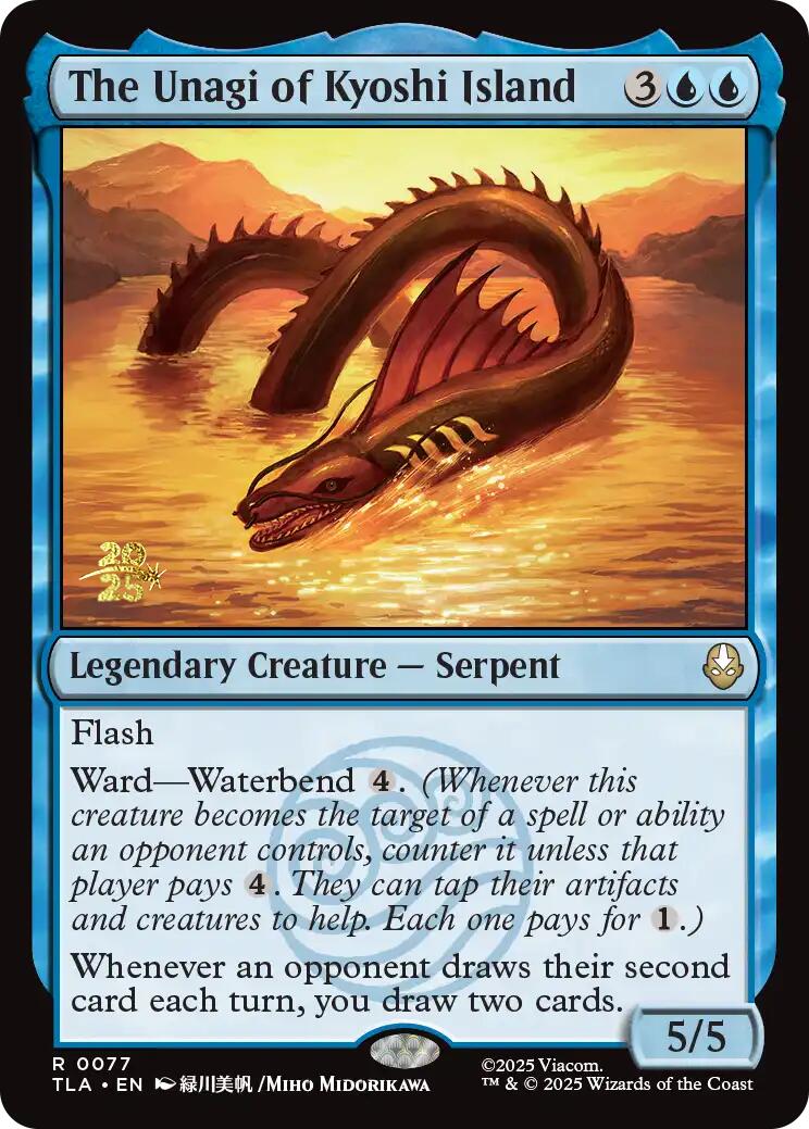 The Unagi of Kyoshi Island [Avatar: The Last Airbender Prerelease Cards] | Shuffle n Cut Hobbies & Games