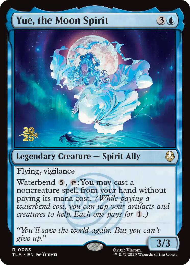Yue, the Moon Spirit [Avatar: The Last Airbender Prerelease Cards] | Shuffle n Cut Hobbies & Games