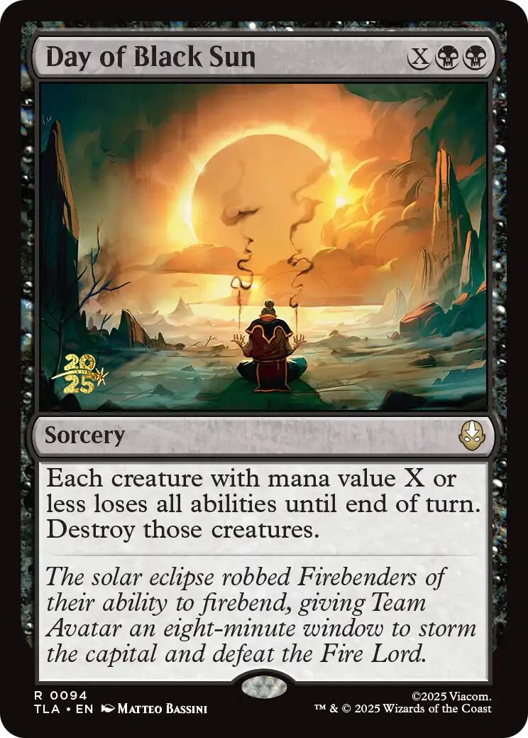 Day of Black Sun [Avatar: The Last Airbender Prerelease Cards]