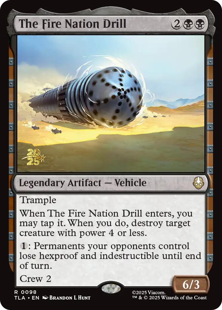 The Fire Nation Drill [Avatar: The Last Airbender Prerelease Cards] | Shuffle n Cut Hobbies & Games