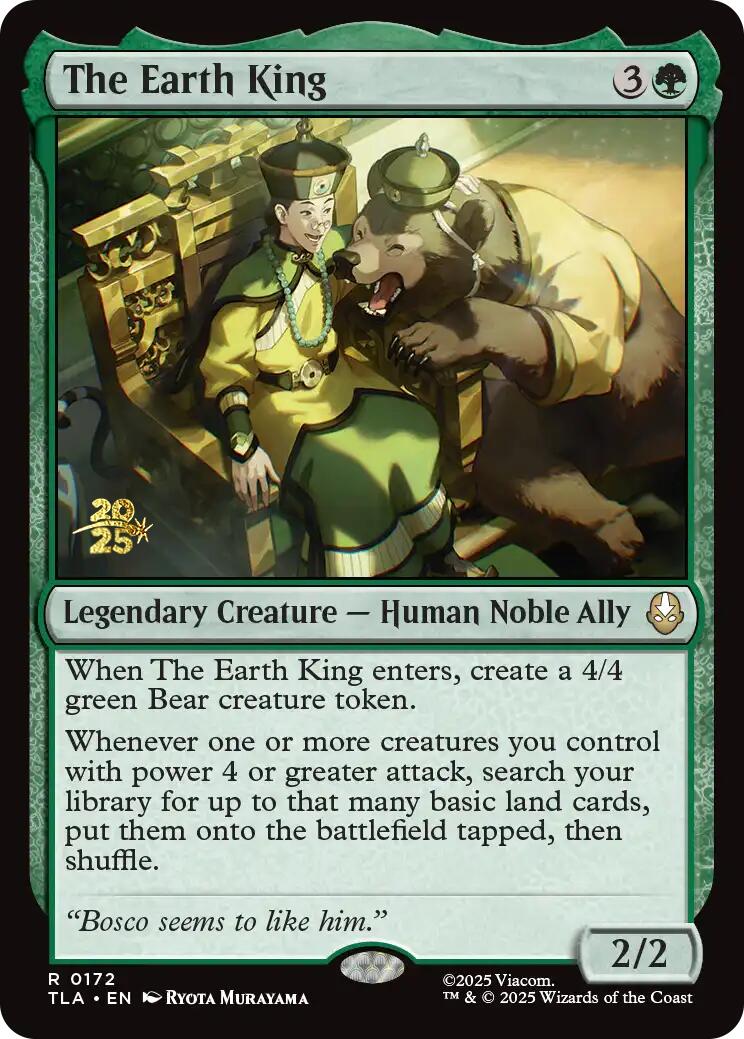 The Earth King [Avatar: The Last Airbender Prerelease Cards] | Shuffle n Cut Hobbies & Games