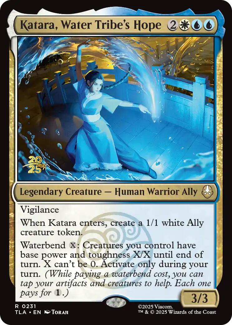 Katara, Water Tribe's Hope [Avatar: The Last Airbender Prerelease Cards] | Shuffle n Cut Hobbies & Games