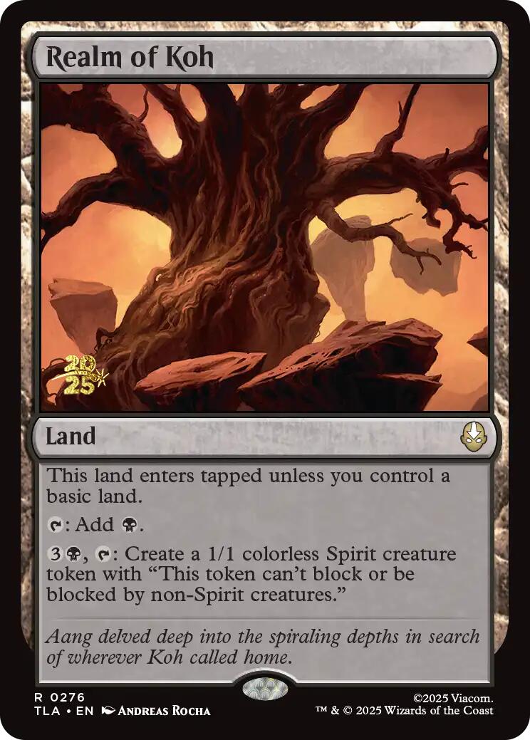 Realm of Koh [Avatar: The Last Airbender Prerelease Cards] | Shuffle n Cut Hobbies & Games