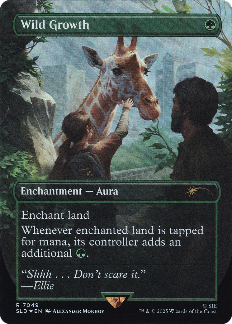Wild Growth (Rainbow Foil) [Secret Lair Drop Series] | Shuffle n Cut Hobbies & Games