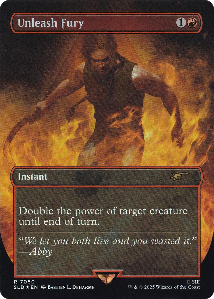 Unleash Fury (Rainbow Foil) [Secret Lair Drop Series] | Shuffle n Cut Hobbies & Games