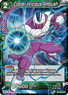 Cooler, Vicious Ambush (Common) (BT13-074) [Supreme Rivalry] | Shuffle n Cut Hobbies & Games