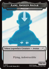 Aang, Awoken Avatar - Marit Lage // Treasure Double-Sided Token [Avatar: The Last Airbender: Eternal-Legal Tokens] | Shuffle n Cut Hobbies & Games
