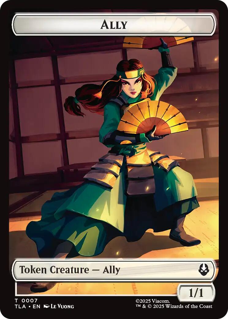 Ally (0007) // Clue (0018) Double-Sided Token [Avatar: The Last Airbender Tokens] | Shuffle n Cut Hobbies & Games