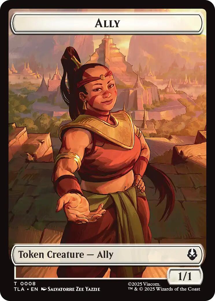 Ally (0008) // Clue (0016) Double-Sided Token [Avatar: The Last Airbender Tokens] | Shuffle n Cut Hobbies & Games