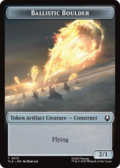 Ballistic Boulder // Soldier (0011) Double-Sided Token [Avatar: The Last Airbender Tokens] | Shuffle n Cut Hobbies & Games