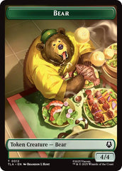 Bear // Food (0020) Double-Sided Token [Avatar: The Last Airbender Tokens] | Shuffle n Cut Hobbies & Games