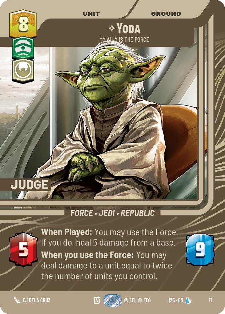 Yoda - My Ally is the Force (11) (11) [Judge Promos] | Shuffle n Cut Hobbies & Games
