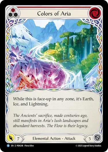 Colors of Aria [PEN206] (Compendium of Rathe)  Rainbow Foil | Shuffle n Cut Hobbies & Games
