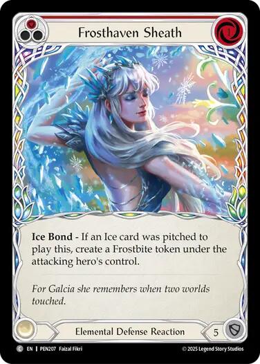 Frosthaven Sheath [PEN207] (Compendium of Rathe) | Shuffle n Cut Hobbies & Games