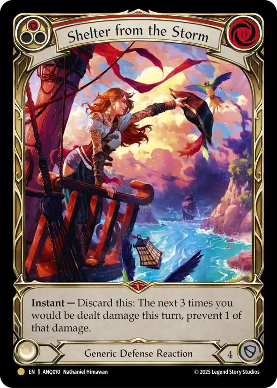 Shelter from the Storm [ANQ010] (Compendium of Rathe - Antiquity Pack)  Rainbow Foil | Shuffle n Cut Hobbies & Games