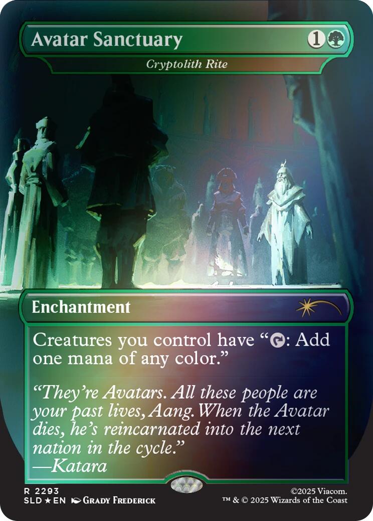 Avatar Sanctuary - Cryptolith Rite (Rainbow Foil) [Secret Lair Drop Series] | Shuffle n Cut Hobbies & Games