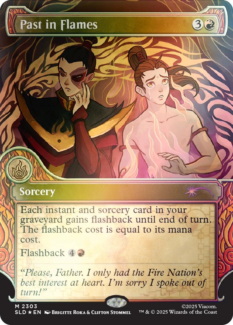 Past in Flames (Rainbow Foil) [Secret Lair Drop Series] | Shuffle n Cut Hobbies & Games