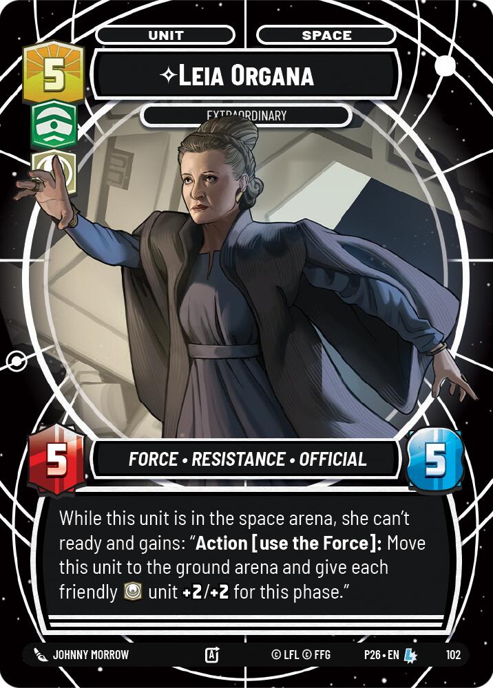 Leia Organa - Extraordinary (102) (102) [Sector and Regional Promos: Season 1] | Shuffle n Cut Hobbies & Games