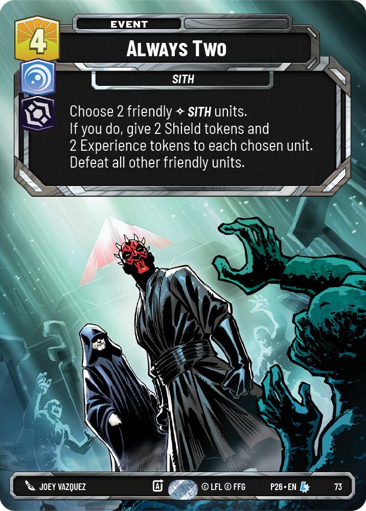 Always Two (73) (73) [Sector and Regional Promos: Season 1] | Shuffle n Cut Hobbies & Games