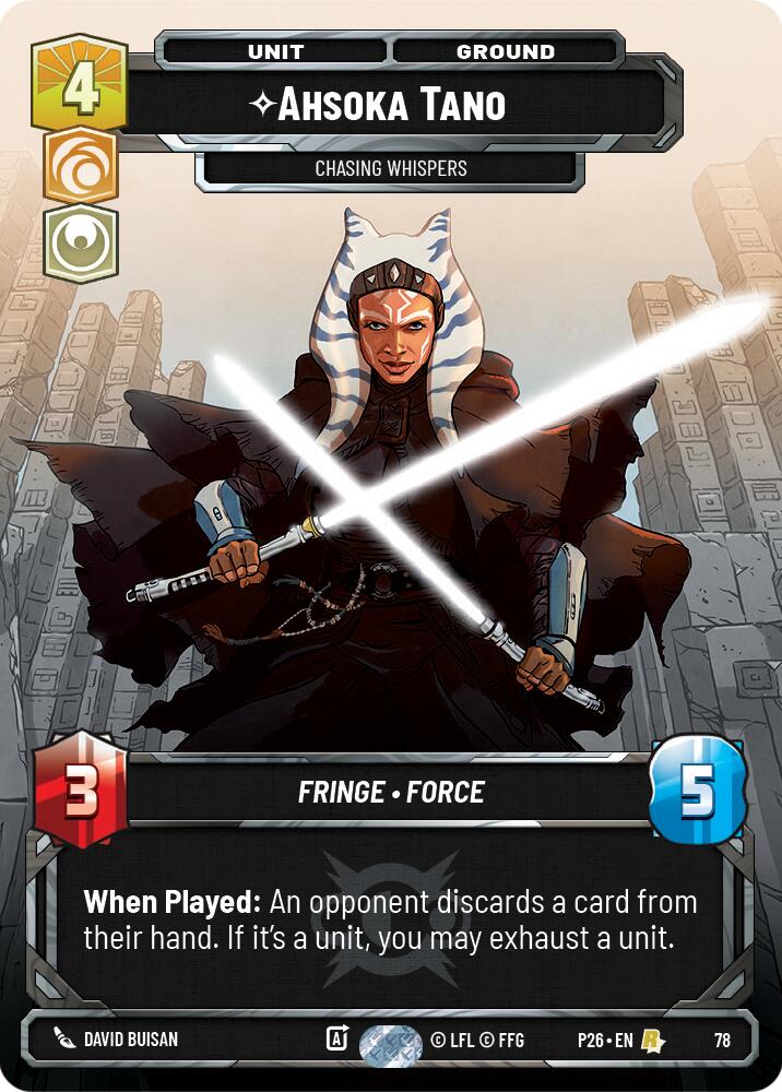 Ahsoka Tano - Chasing Whispers (78) (78) [Sector and Regional Promos: Season 1] | Shuffle n Cut Hobbies & Games