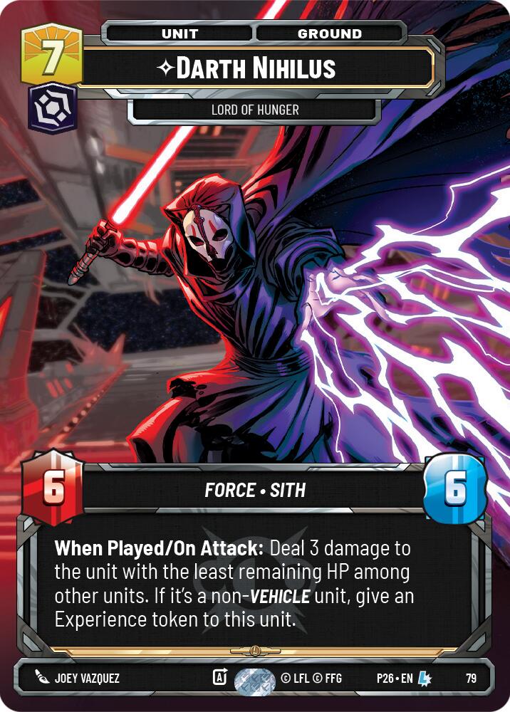 Darth Nihilus - Lord of Hunger (79) (79) [Sector and Regional Promos: Season 1] | Shuffle n Cut Hobbies & Games
