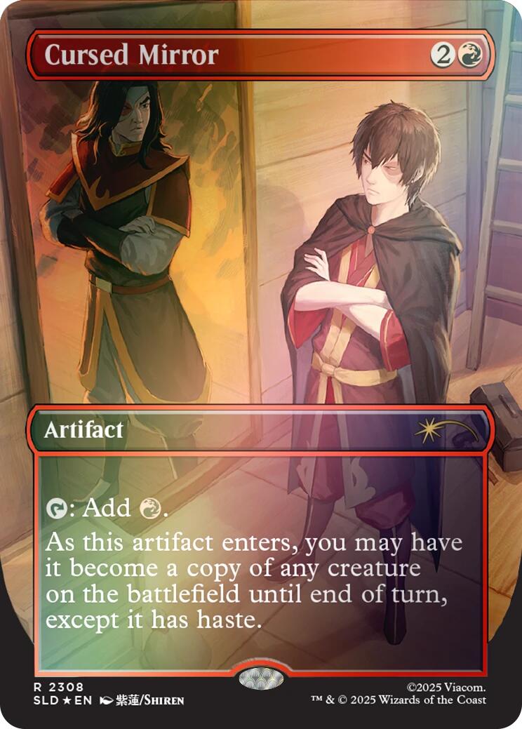 Cursed Mirror (Rainbow Foil) [Secret Lair Drop Series] | Shuffle n Cut Hobbies & Games
